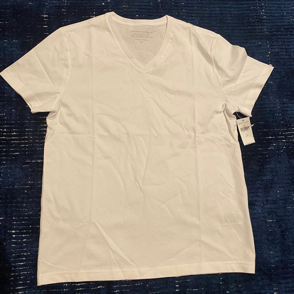 Banana Republic Mens V-Neck T-Shirt